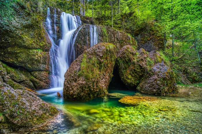 Steigbachtobel Wasserfall